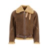 shearling aviator jacket for