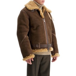 shearling aviator jacket for