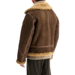 shearling aviator jacket for