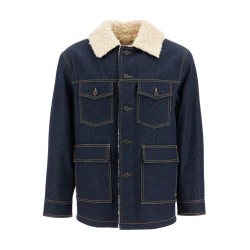 denim caban coat