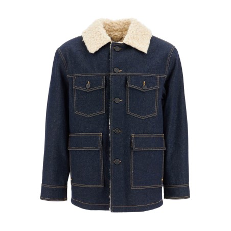 denim caban coat