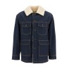 denim caban coat