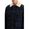 denim caban coat