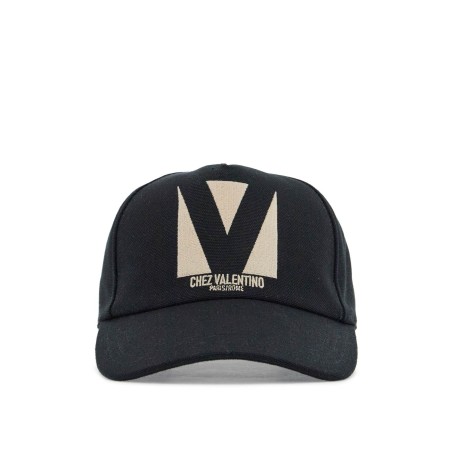 black baseball cap with butter logo in adjustable cotton