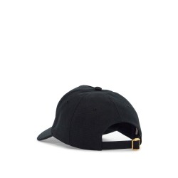 black baseball cap with butter logo in adjustable cotton