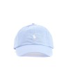 adjustable wide brim cotton cap office blue for women