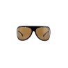 wraparound sunglasses black brown lenses uv protection 0mu a01s