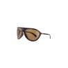 wraparound sunglasses black brown lenses uv protection 0mu a01s