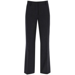 pinstripe flannel parchia trousers