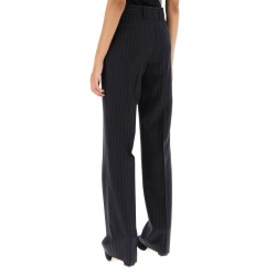 pinstripe flannel parchia trousers