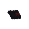 dark grey short socks with logo 2 pairs 80% cotton made in italy