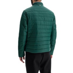 green down jacket with high collar regular fit and zip