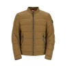 green down jacket with high collar for men