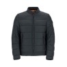 black high collar down jacket regular fit