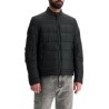 black high collar down jacket regular fit