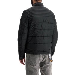 black high collar down jacket regular fit