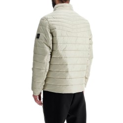 light beige quilted jacket with zip