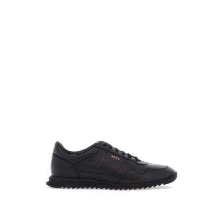 men's black leather minimalist sneakers zayn_lowp_lttb