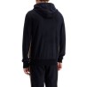 wool jersey zip-up sweatshirt with