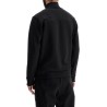 boss skaz 1 black high collar zip sweatshirt