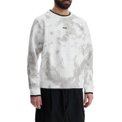 white high neck sweatshirt for men