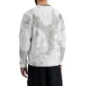 white high neck sweatshirt for men