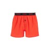 set di 3 boxer in cotone loose con bottoni rosso e nero