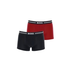 boxer trunk slim fit cotton 3 pieces black and red