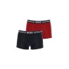 boxer trunk slim fit cotton 3 pieces black and red