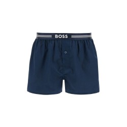 men's boxer 3 pairs dark blue cotton