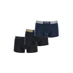 set di 3 boxer slim fit in cotone elasticizzato multicolore