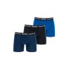 men's multicolor cotton boxer with geometric design, 3 pieces, loose fit