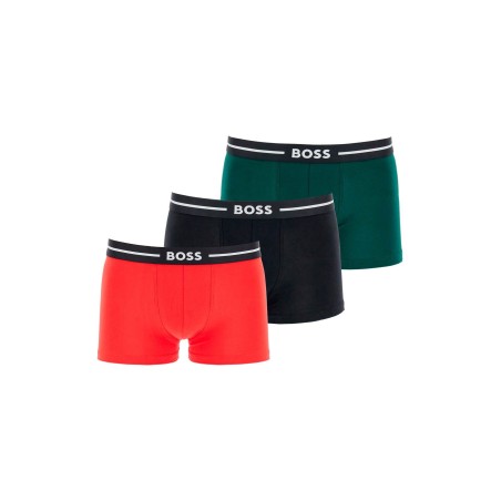 men's slim fit boxer 3-piece multicolor stretch cotton