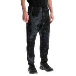 men's high-waisted black regular fit pants with zip pockets and drawstring