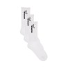 3 pairs of white cotton slim fit breathable socks