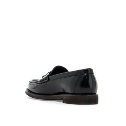 minimal shiny tassel calfskin lo