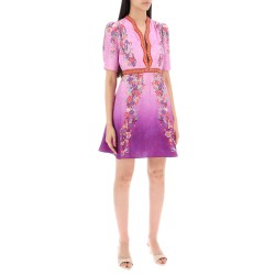 "silk mini dress tabith