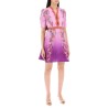 "silk mini dress tabith