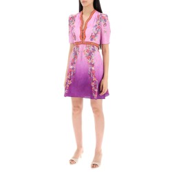 "silk mini dress tabith