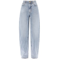 'curved leg natural jeans for