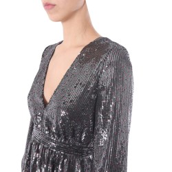 V-NECK DRESS