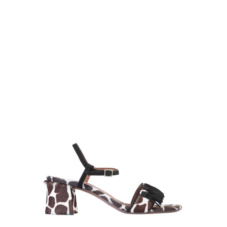 SANDALS WITH ANIMAL PRINT