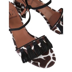 SANDALS WITH ANIMAL PRINT