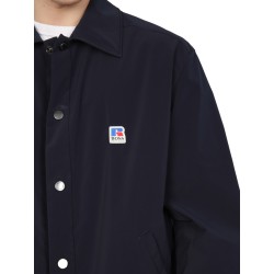 RELAXED FIT JACKET WITH BOSS X RUSSELL ATHLETIC LOGO