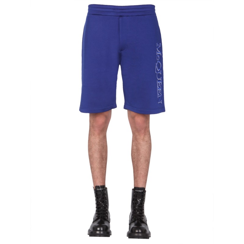 SHORTS WITH EMBROIDERED LOGO