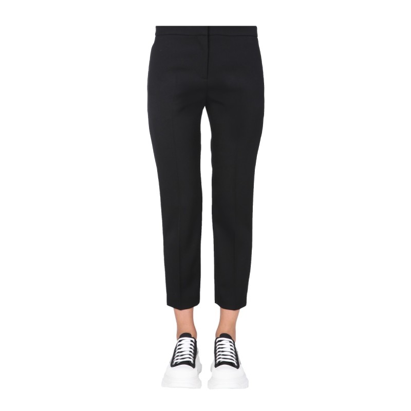 CROPPED STRAIGHT TROUSERS