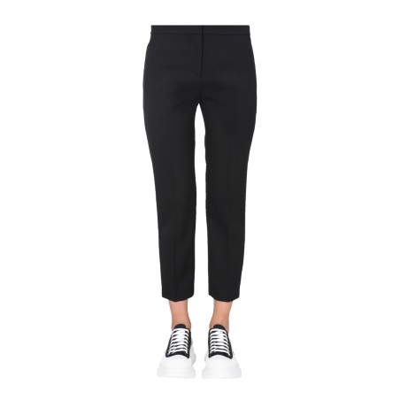CROPPED STRAIGHT TROUSERS
