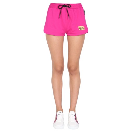 SHORTS WITH GREEK LOGO PATCH