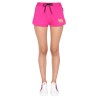 SHORTS WITH GREEK LOGO PATCH