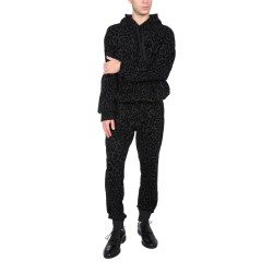 SWEATSHIRT WITH LEOPARD PRINT